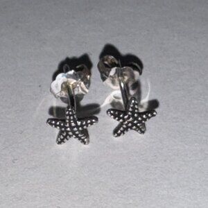 Sterling Silver Starfish Post Earrings
